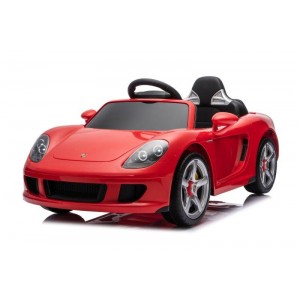 Elektromobilis Porsche 911 Carrera Black 12V su tėvų valdymo pulteliu (Raudona)